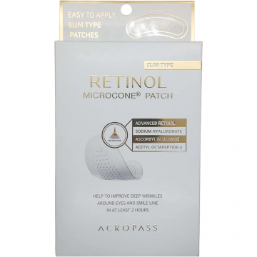Plasturi cu retinol, 3 bucati, Acropass