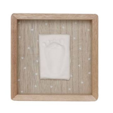 Rama din lemn cu kit amprenta, Print Box Pretty Hearts, 0 luni+, etit Artichaut