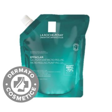 Rezerva de reincarcare Gel Purifiant Micro-Exfoliant Effaclar, 400ml, La Roche-Posay