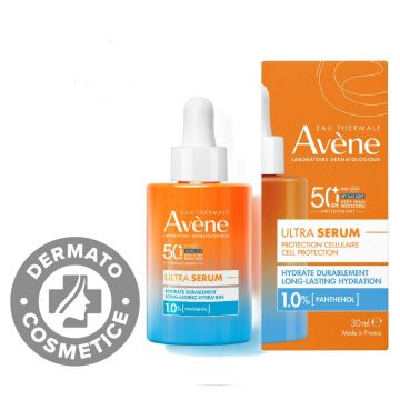 Serum cu hidratare de lunga durata SPF50+ Ultra, 30ml, Avene