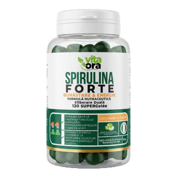 Spirulina forte, 120 jeleuri, Vita Ora
