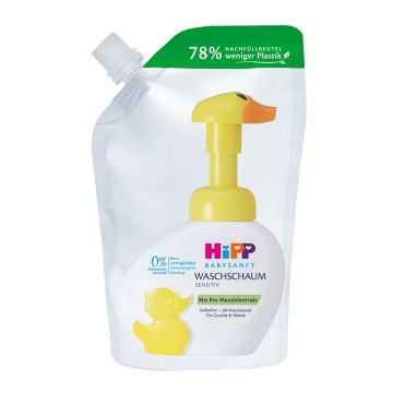 Spuma pentru spalare rezerva BabySanft, 250ml, Hipp