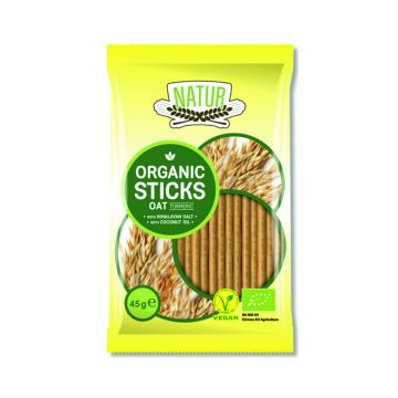 Sticksuri din ovaz cu turmeric Eco, 45g, Natur