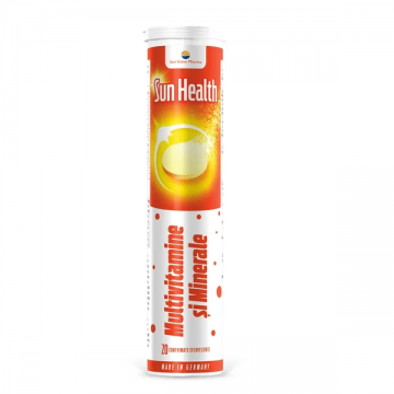 Sun Health Multivitamine si Minerale 20 comprimate efervescente Sun Wave Pharma