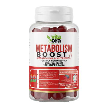 Suport pentru metabolism si energie Metabolism Boost, 120 jeleuri, Vita Ora