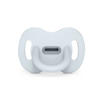 Suzeta din silicon fiziologica pentru 0 - 6 luni SX Pro Colour Essence Bleu, 1 bucata, Suavinex