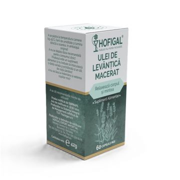 Ulei de levantica - macerat 60 capsule