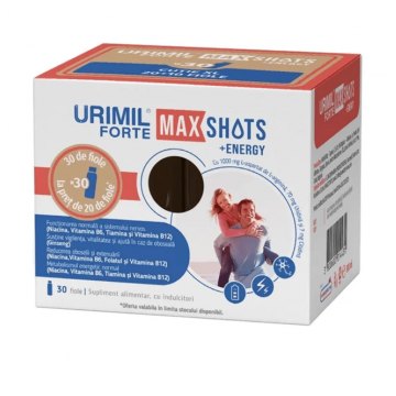 Urimil Forte Max Shots +Energy 30 fiole la pret de 20 fiole