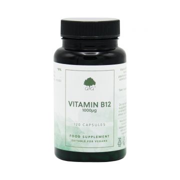 Vitamina B12 Metilcobalamina 1000µg, 120 capsule, G&G