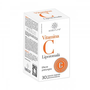 Vitamina C Lipozomala, 30 capsule gastrorezistente, BioSunLine