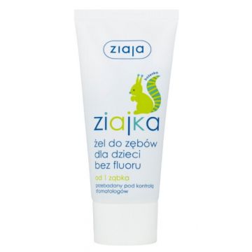 Ziajka gel de dinți fără fluor pentru copii și bebeluși 50ml