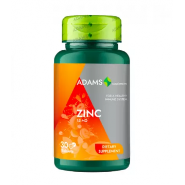 Zinc 15 mg 30 tablete Adams Vision