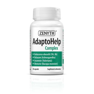 AdaptoHelp Complex - Supliment natural pentru energie, concentrare si adaptare la stres