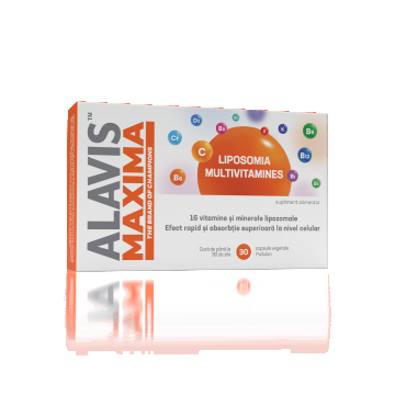 ALAVIS,   MAXIMA LIPOSOMIA MULTIVITAMINES, 30 capsule vegetale Pullulan