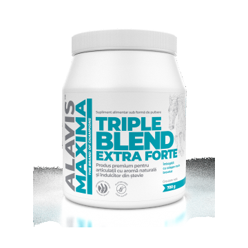ALAVIS,   MAXIMA Triple Blend Extra Forte(pentru nutritia si reconstructia cartilajului articular)  700 G