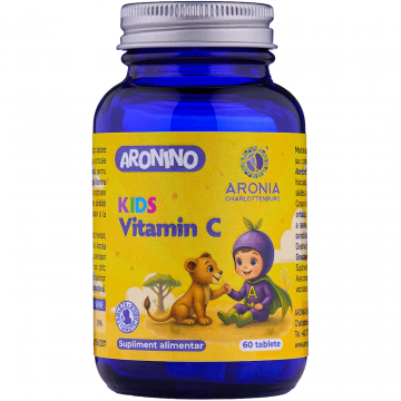Aronino Kids Vitamin C - 60 tablete masticabile care sprijina imunitatea si energia copiilor