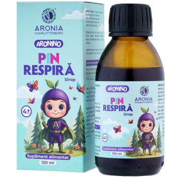 Aronino Pin Respira - sirop pentru copii, eficient impotriva tusei, durerilor in gat si respiratiei ingreunate