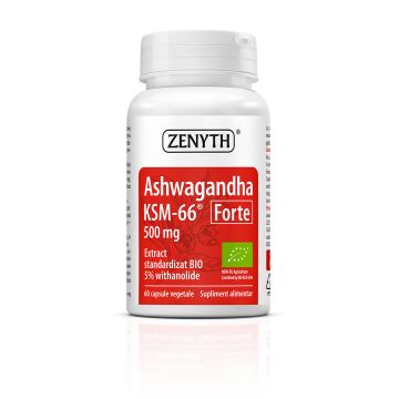 Ashwagandha KSM-66   Forte 500 MG CPS (reducerea stresului, anxietate si echilibru interior.)