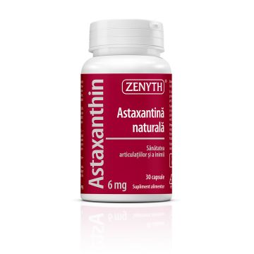 Astaxantina naturala 6 mg, 30 capsule
