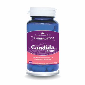 Candida Free ( Curata si stopeaza raspandirea candidei in organism )   60 CPS
