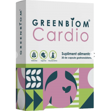 Cardio - Prebiotic - Sustine sanatatea inimii si a sistemului cardiovascular-30 capsule
