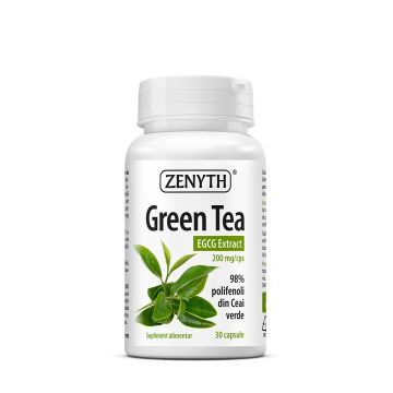 Ceai verde - Extract EGCG 200 mg, 30 capsule