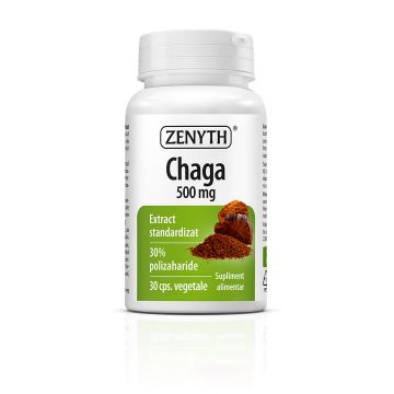 Chaga 500 mg -   aurul negru   pentru imunitate, detoxifiere si protectie celulara