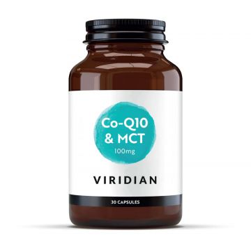Co-Q10  MCT 100mg ( Coenzima Q10 (Co-Q10) este un antioxidant esential, produs natural in organism)   30cps