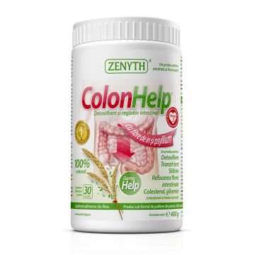 ColonHelp 480 g - detoxifiant natural si reglator intestinal pe baza de fibre si plante
