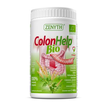 ColonHelp BIO, 480 g Pulbere - Detoxifiere Digestiva  Fibre BIO