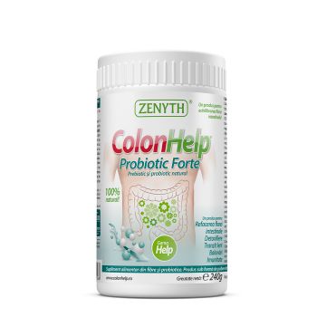 ColonHelp Probiotic Forte, 240 g pulbere - Fibre, Prebiotice  Probiotice pentru Digestie si Imunitate