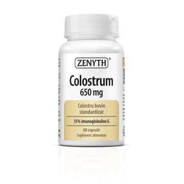 Colostru 650 mg - 60 capsule   Imunitate puternica, regenerare si protectie intestinala