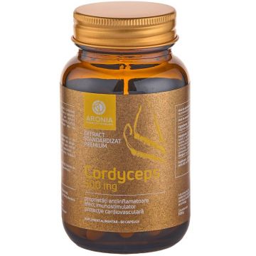 Cordyceps la 500mg - 60 de capsule din ciuperca medicinala Cordyceps