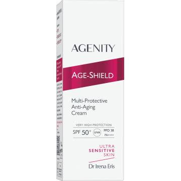 Crema anti-aging Age-Shield Multi-Protective SPF50+, 50ml, Agenity