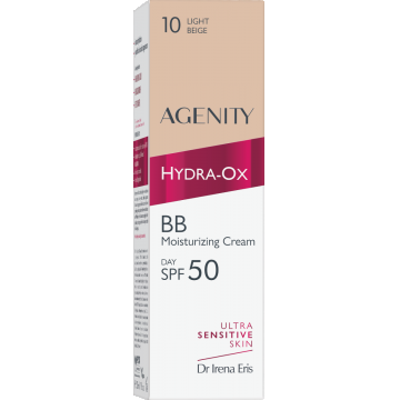 Crema BB Hydra-Ox SPF50 Light Beige 10, 30ml, Agenity