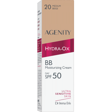 Crema BB Hydra-Ox SPF50 Medium Beige 20, 30ml, Agenity