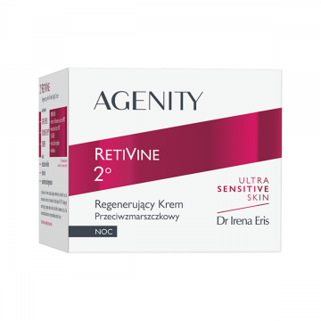 Crema de noapte antirid cu efect regenerator RetiVine 2, 50ml, Agenity