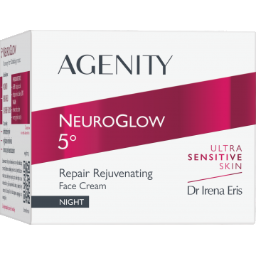 Crema de noapte cu efect de rejuvenare si reparare NeuroGlow 5, 50ml, Agenity