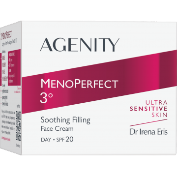 Crema de zi calmanta cu efect de umplere MenoPerfect 3 SPF20, 50ml, Agenity