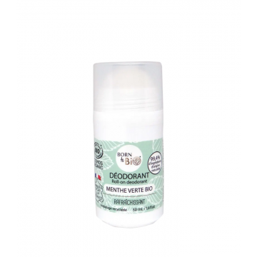 Deodorant Bio Roll-on Menta Verde 50 ml Born to Bio