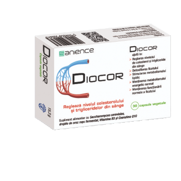 Diocor, 30 capsule vegetale, Sanience