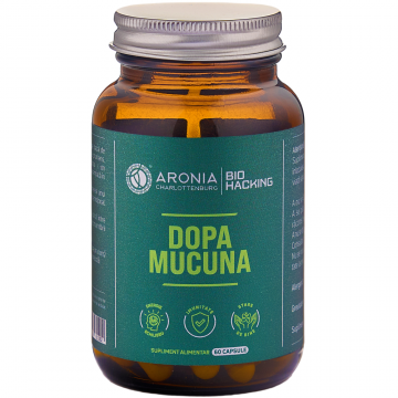 Dopa Mucuna 500 mg - 60 capsule cu beneficii pentru buna dispozitie, functiile cognitive si performanta sexuala     Bio Hacking