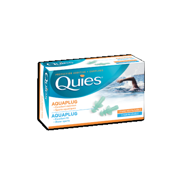 Dopuri din silicon Aquaplug, 1 pereche, Quies