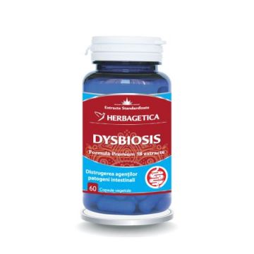 Dysbiosis 60 caps. Herbagetica