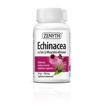 Echinacea cu Soc si Muscata africana, 30 capsule