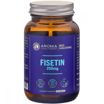 Fisetin 250 mg ( beneficii pentru longevitate, creier, piele si energie)   60 cps