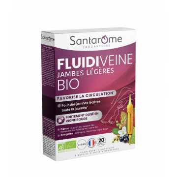 Fluidiveine-Jambes Legeres BIO x 20 fiole Santarome