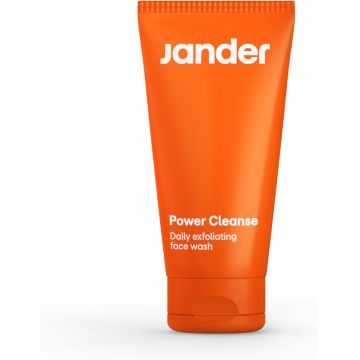 Gel exfoliant pentru ten barbati cu carbune activ anti-poluare, 75ml, Jander Skin