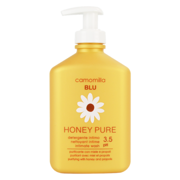 Gel intim de curatare pH 3.5 Honey Pure, 300ml, Camomilla Blu