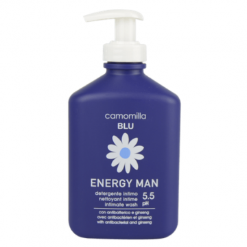 Gel intim de curatare pH 5.5 Energy Man, 300ml, Camomilla Blu